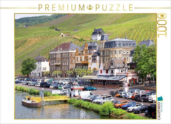 CALVENDO Puzzle An der Uferpromenade Gestade in Bernkastel-Kues | 1000 Teile Lege-Größe 64x48cm Foto-Puzzle für glückliche Stunden