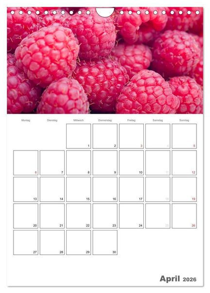 Produktbild: Frische K&uuml;che - Der hilfreiche Monatsplaner / Planer (Wandkalender 2026 DIN A4 hoch), CALVENDO Monatskalender