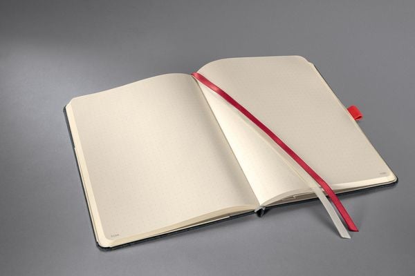 Produktbild: SIGEL CO695 Notizbuch Conceptum, ca. A5, dotted, Hardcover, grau/rot