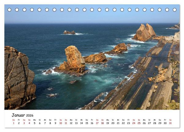 Produktbild: Nordspanien (Tischkalender 2026 DIN A5 quer), CALVENDO Monatskalender