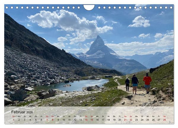 Produktbild: Alpenauszeit - Schweizer Bergsommermomente f&uuml;r die Seele (Wandkalender 2026 DIN A4 quer), CALVENDO Monatskalender