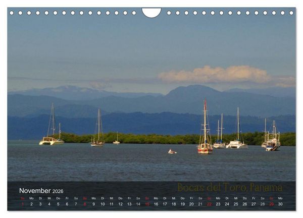Produktbild: Von Mexiko nach Panama in 12 Monaten (Wandkalender 2026 DIN A4 quer), CALVENDO Monatskalender