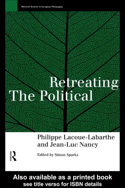 Produktbild: Retreating the Political