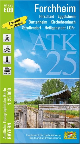ATK25-E09 Forchheim (Amtliche Topographische Karte 1:25000), Sonstige von , Landesamt für Digitalisierung, Breitband und Vermessung, Bayern,