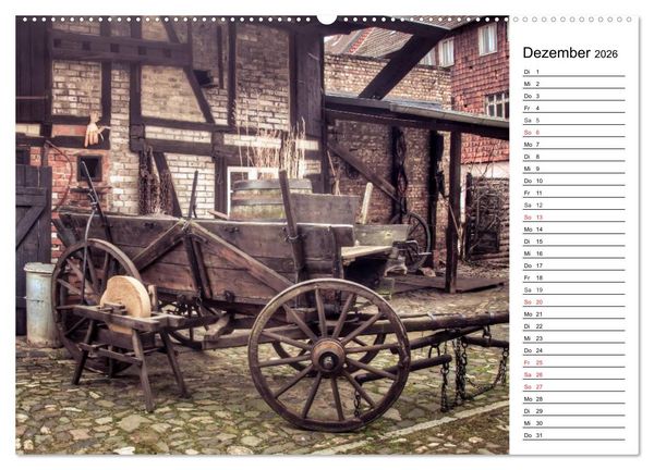Produktbild: Fachwerkh&auml;user im Harz (Wandkalender 2026 DIN A2 quer), CALVENDO Monatskalender
