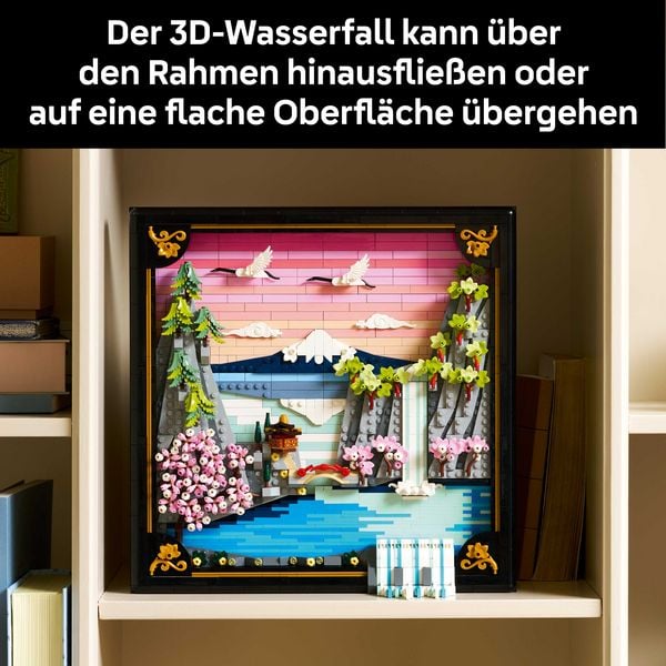 Produktbild: LEGO Art 31218 Japanische Kirschbl&uuml;tenlandschaft, DIY Wanddeko