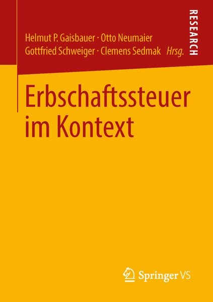 Produktbild: Erbschaftssteuer im Kontext
