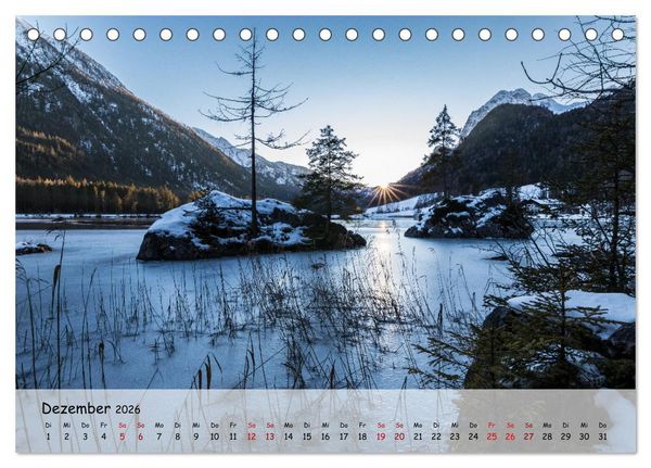 Produktbild: Unser Berchtesgadener Land (Tischkalender 2026 DIN A5 quer), CALVENDO Monatskalender