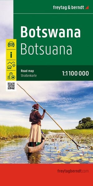 Produktbild: Freytag & berndt Stra&szlig;enkarte Botsuana 1:1,1 Mio.