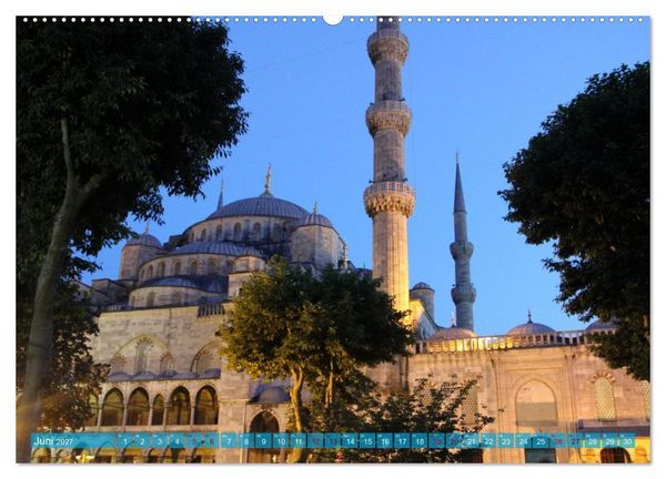 Produktbild: Moscheen in Istanbul. Rund um die Hagia Sophia (hochwertiger Premium Wandkalender 2027 DIN A2 quer), Kunstdruck in Hochglanz