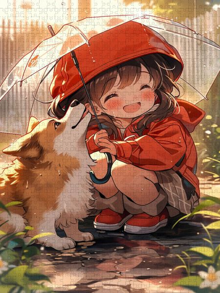 Produktbild: CALVENDO Puzzle Manga Kinder | 1000 Teile Lege-Gr&ouml;&szlig;e 64x48cm Foto-Puzzle f&uuml;r gl&uuml;ckliche Stunden