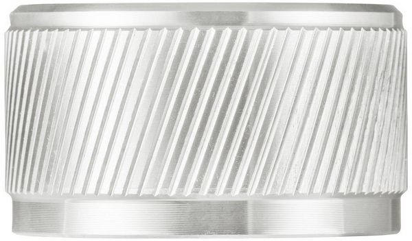 Produktbild: TRU COMPONENTS TC-11613820 Drehknopf mit Knopfmarkierung Silber (&Oslash; x H) 30 mm x 17 mm Aluminium 1 St.