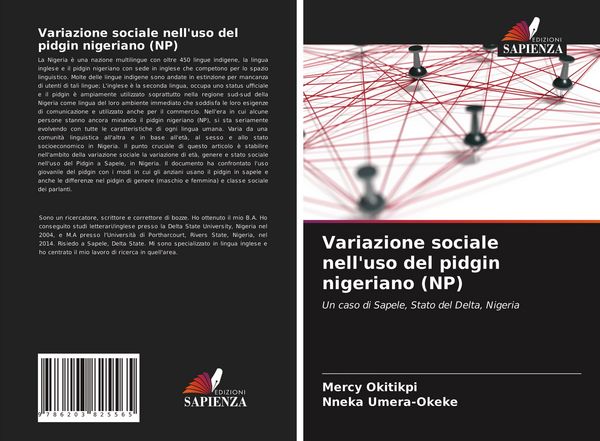 Produktbild: Variazione sociale nell'uso del pidgin nigeriano (NP)