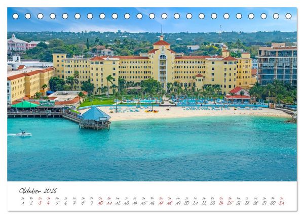 Produktbild: Nassau - Stadt mit karibischem Flair (Tischkalender 2026 DIN A5 quer), CALVENDO Monatskalender