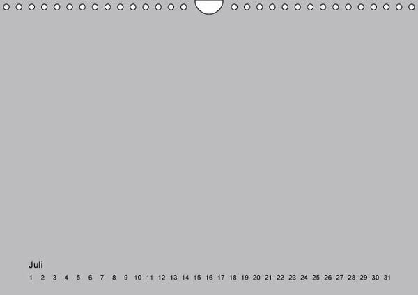 Produktbild: Geburtstags - Bastelkalender - Grau (Wandkalender immerw&auml;hrend DIN A4 quer)