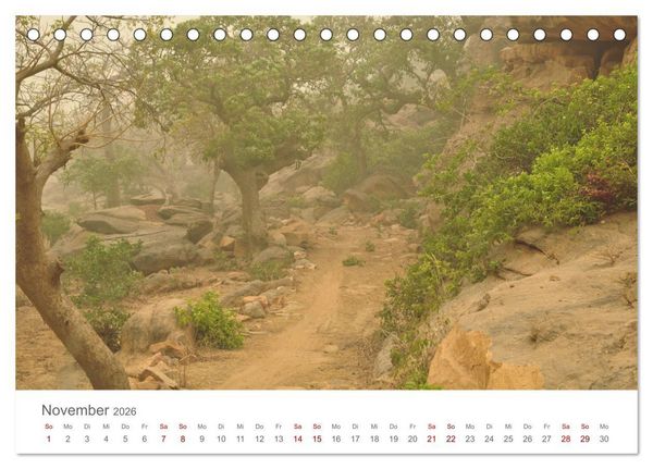 Produktbild: Mali - Dogonland - Weltkultur- und Weltnaturerbe (Tischkalender 2026 DIN A5 quer), CALVENDO Monatskalender
