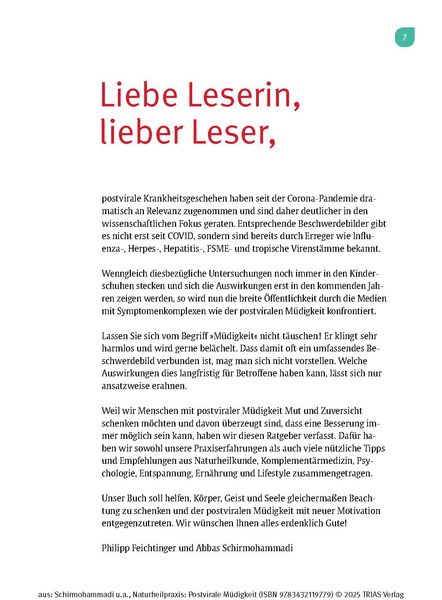 Produktbild: Naturheilpraxis: Postvirale M&uuml;digkeit