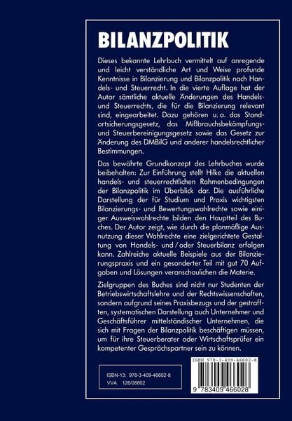 Produktbild: Bilanzpolitik