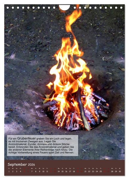 Produktbild: Der Survival-Kalender (Wandkalender 2026 DIN A4 hoch), CALVENDO Monatskalender