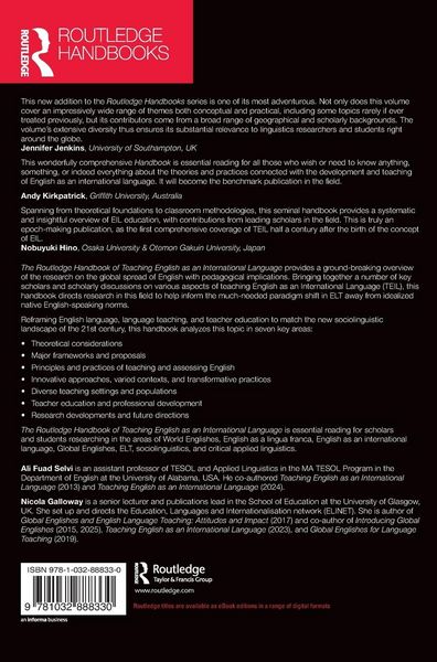 Produktbild: The Routledge Handbook of Teaching English as an International Language