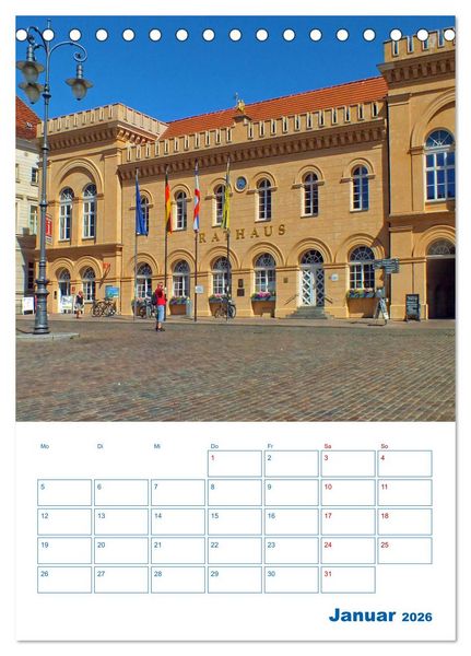 Produktbild: Residenzstadt Schwerin - Mecklenburg-Vorpommern - Terminplaner (Tischkalender 2026 DIN A5 hoch), CALVENDO Monatskalender
