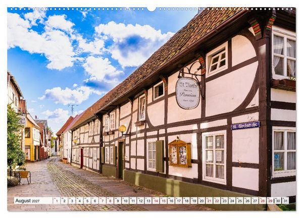 Produktbild: Ein Blick auf Nienburg an der Weser in Farbe (Wandkalender 2027 DIN A2 quer), CALVENDO Monatskalender
