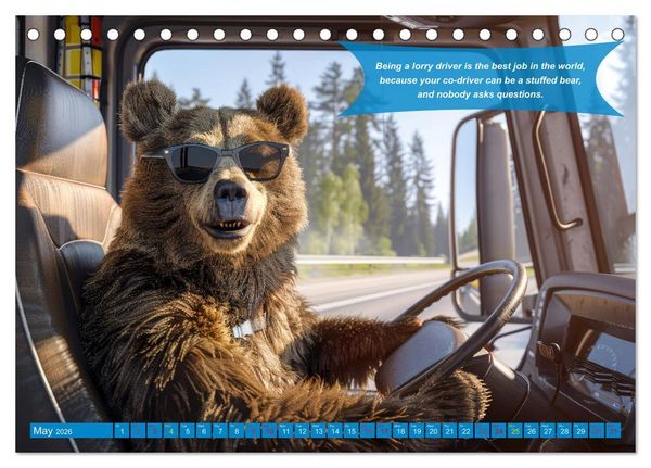 Produktbild: Ruebsamen, P: Funny charming animals as truck drivers (Desk