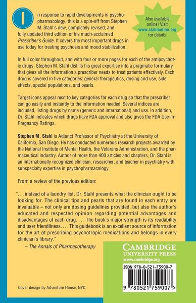 Produktbild: The Prescriber's Guide, Antipsychotics and Mood Stabilizers, Third Edition