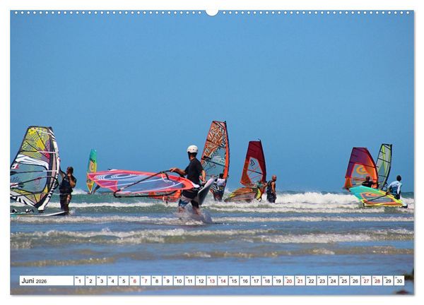 Produktbild: Funsport Windsurfen (hochwertiger Premium Wandkalender 2026 DIN A2 quer), Kunstdruck in Hochglanz
