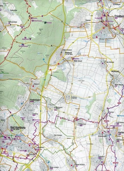Produktbild: Radwanderkarte Frankfurt am Main 1 : 60 000