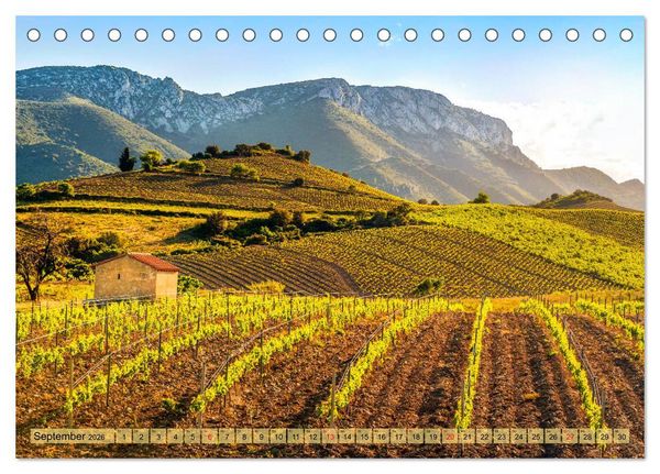 Produktbild: Pyr&eacute;n&eacute;es-Orientales. Natursch&ouml;n: Frankreichs Perle im S&uuml;den (Tischkalender 2026 DIN A5 quer), CALVENDO Monatskalender