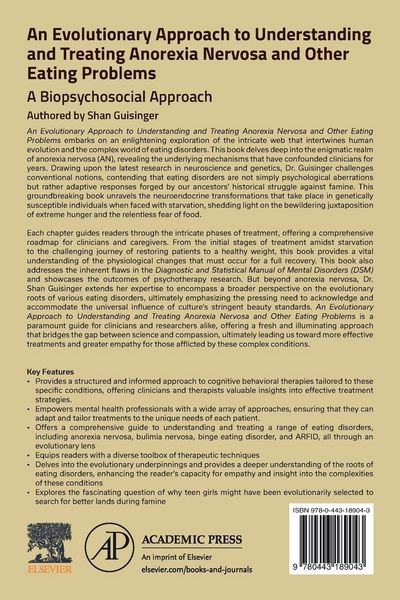 Produktbild: An Evolutionary Approach to Understanding and Treating Anorexia Nervosa and Other Eating Problems