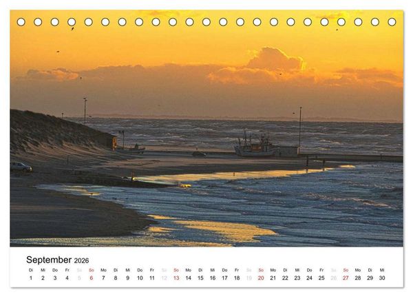 Produktbild: D&auml;nemark - Lyset Land (Tischkalender 2026 DIN A5 quer), CALVENDO Monatskalender