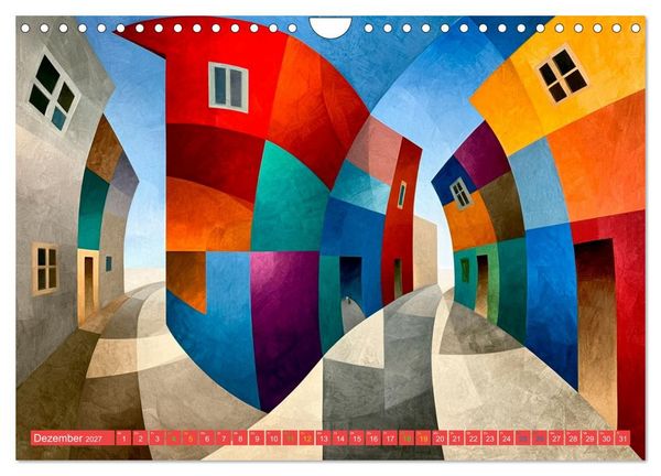 Produktbild: Das Paradies der tanzenden H&auml;user (Wandkalender 2027 DIN A4 quer), CALVENDO Monatskalender