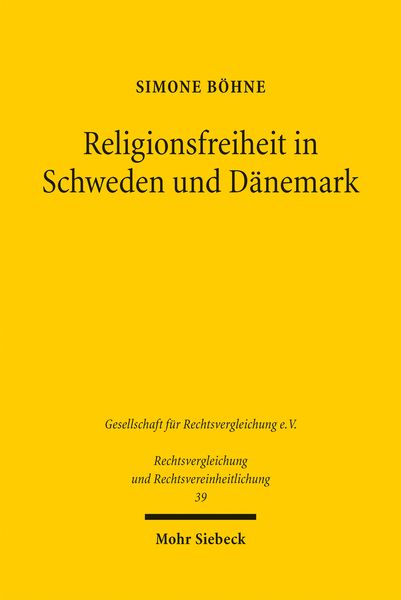 Produktbild: Religionsfreiheit in Schweden und D&auml;nemark