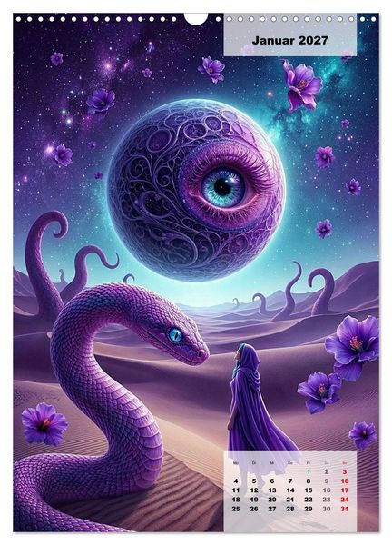 Produktbild: Das Auge von Somnium (Wandkalender 2027 DIN A3 hoch), CALVENDO Monatskalender