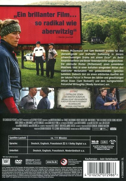 Produktbild: Three Billboards Outside Ebbing, Missouri