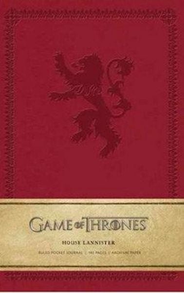 Produktbild: Game of Thrones: House Lannister Ruled Pocket Journal