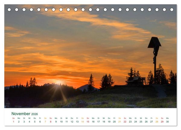 Produktbild: Auf der Winklmoosalm (Tischkalender 2026 DIN A5 quer), CALVENDO Monatskalender