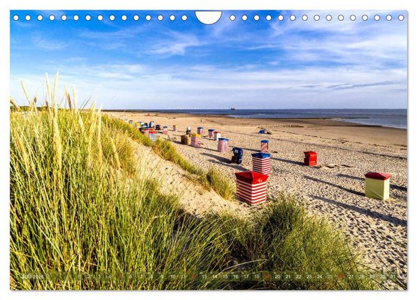 Produktbild: Strandlust Nordsee-Liebe (Wandkalender 2026 DIN A4 quer), CALVENDO Monatskalender