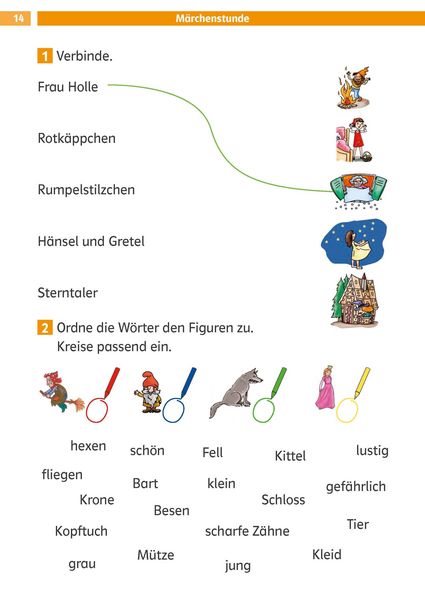 Produktbild: Die Deutsch-Helden Knobelaufgaben f&uuml;r Deutsch-Helden 1. Klasse