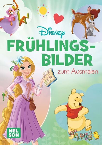 Produktbild: Disney Kreative Besch&auml;ftigung: Fr&uuml;hlingsbilder zum Ausmalen