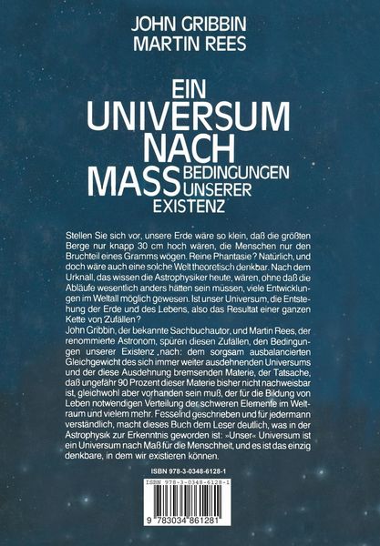 Produktbild: Ein Universum nach Ma&szlig;