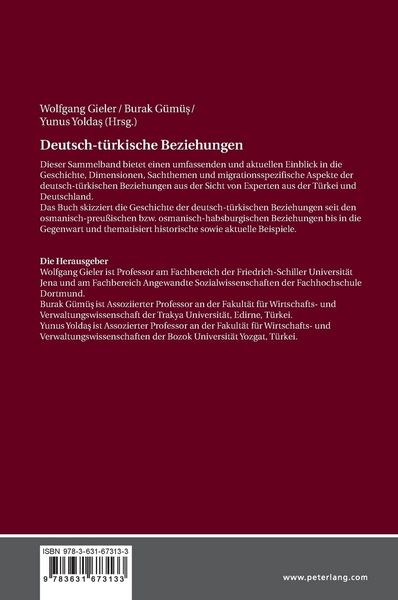 Produktbild: Deutsch-t&uuml;rkische Beziehungen