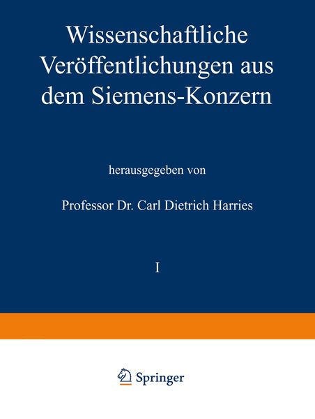 Produktbild: Wissenschaftliche Ver&ouml;ffentlichungen aus dem Siemens-Konzern
