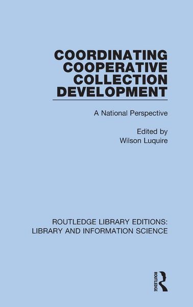 Produktbild: Coordinating Cooperative Collection Development