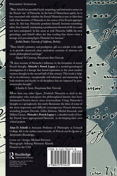 Produktbild: Nietzsche's French Legacy