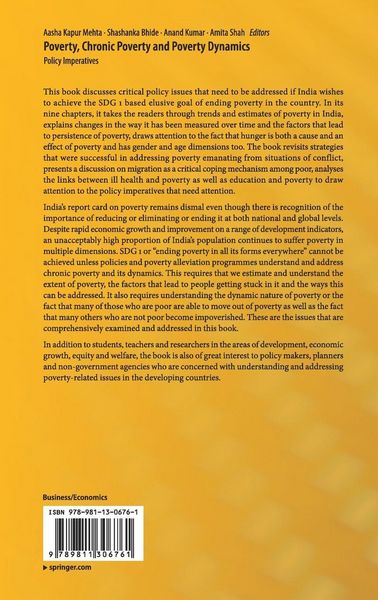Produktbild: Poverty, Chronic Poverty and Poverty Dynamics