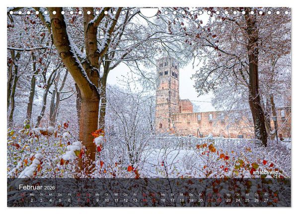 Produktbild: stiftsruine zu bad hersfeld (Wandkalender 2026 DIN A4 quer), CALVENDO Monatskalender