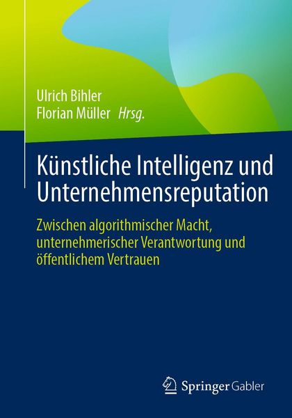Produktbild: K&uuml;nstliche Intelligenz und Unternehmensreputation
